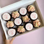 Deluxe Custom Text Cupcakes