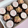 Deluxe Custom Text Cupcakes