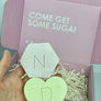 POP Floral and Letter Cookies