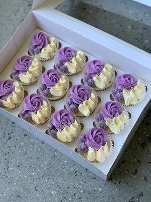 Purple Deluxe Cupcakes