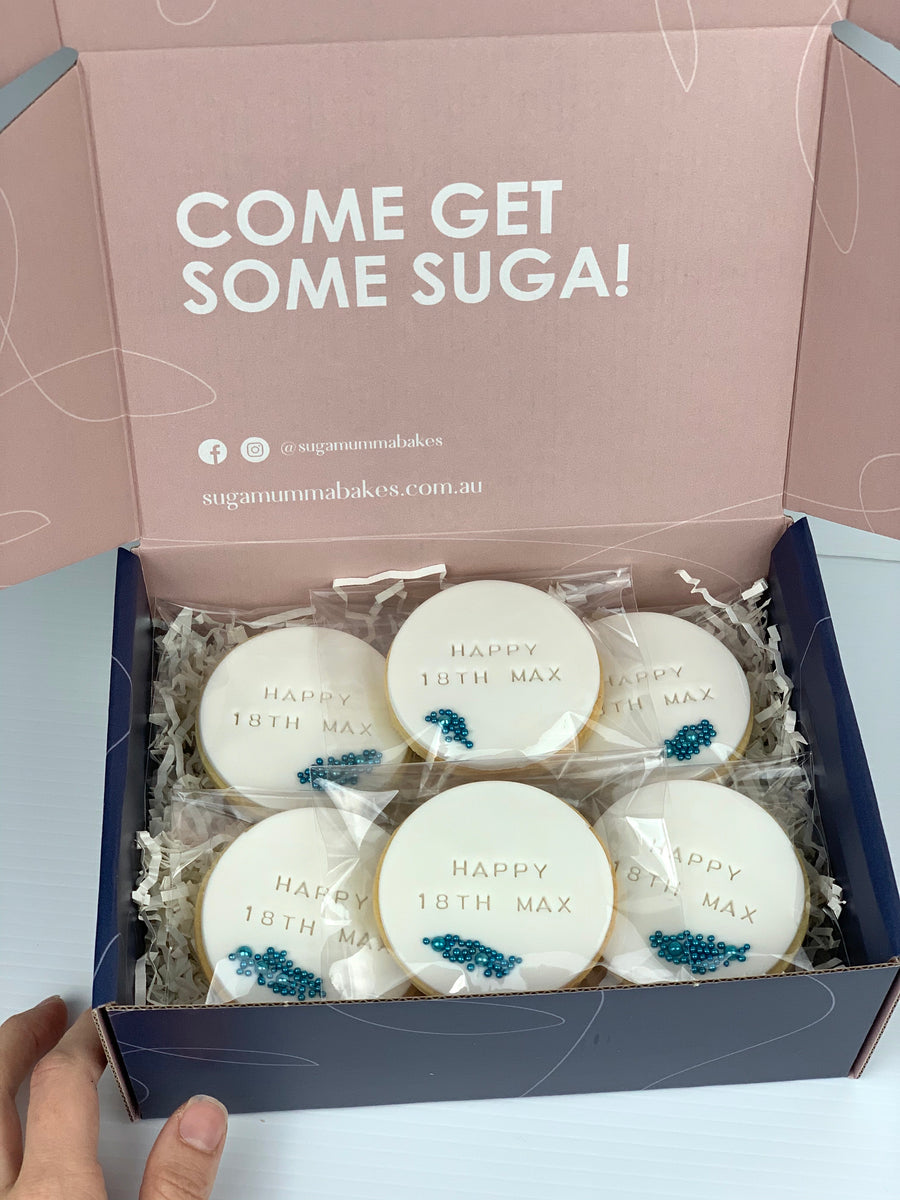 Custom Text Cookies – Suga Mumma Bakes