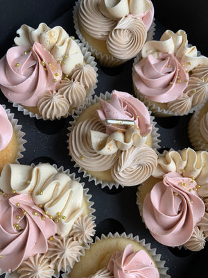Pink/Neutral Deluxe Cupcakes