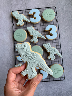 Dino Party Cookies